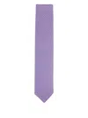 Eton Geometric-patterned Silk Tie In Purple