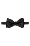 Eton Geometric Silk Bow Tie In Black
