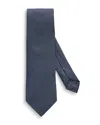 Eton Diamond Silk Tie In Brown