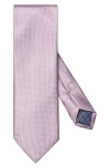 ETON ETON HERRINGBONE MICRODOT SILK TIE