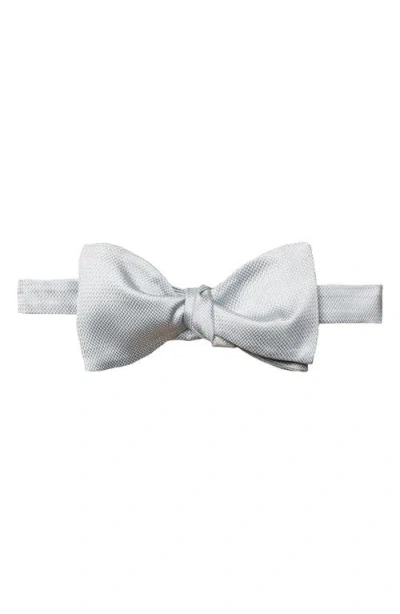 Eton Light Blue Textured Silk Bow Tie