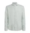 Eton Linen Slim-fit Shirt In Green