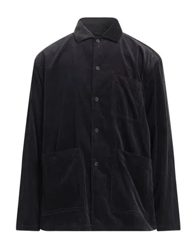 Eton Man Shirt Black Size Xl Cotton