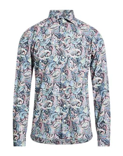 Eton Man Shirt Blue Size 15 ¾ Cotton
