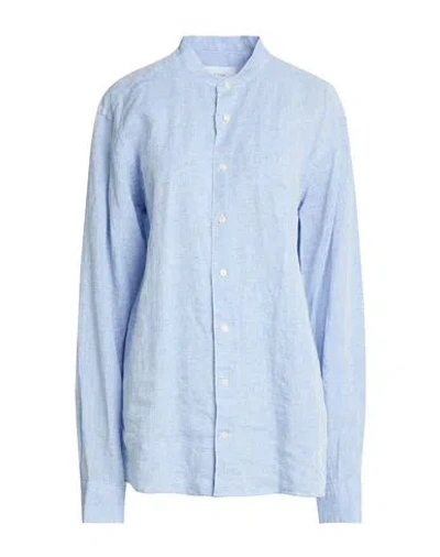 Eton Man Shirt Light Blue Size 16 ½ Linen