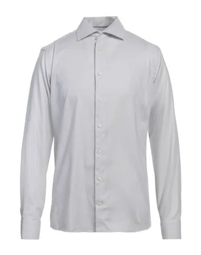 Eton Man Shirt Light Grey Size 17 ½ Cotton
