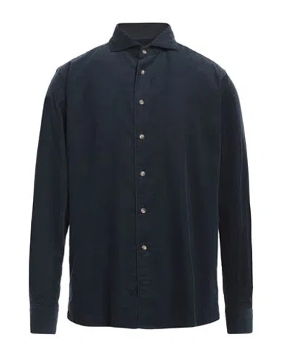 Eton Man Shirt Midnight Blue Size 15 Cotton
