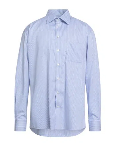 Eton Man Shirt Navy Size 17 ½ Cotton In Blue
