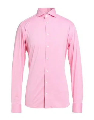 Eton Man Shirt Pink Size 16 ½ Cotton, Polyamide, Elastane