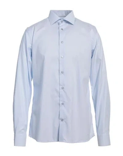 Eton Man Shirt Sky Blue Size 16 ½ Cotton