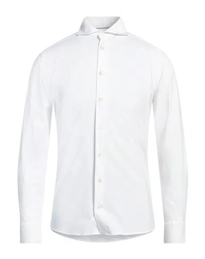 Eton Man Shirt White Size 14 ½ Polyamide, Elastane
