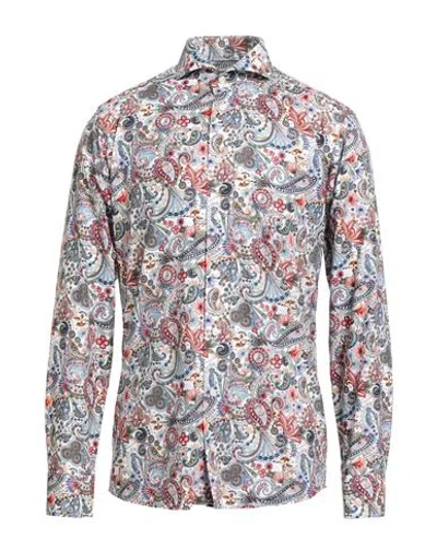 Eton Man Shirt White Size 16 ½ Cotton In Multi