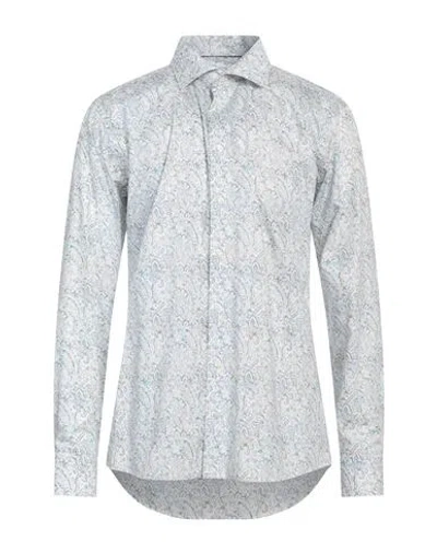Eton Man Shirt White Size 16 Cotton, Lyocell