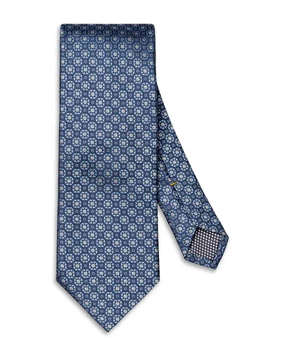 Eton Medallion Classic Tie In Blue