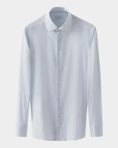 Eton Men's 4flex Slim-fit Medallion-print Sport Shirt In Multi