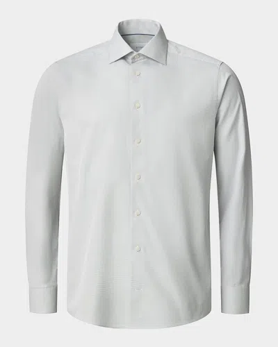 Eton Men & Apos;s Signature Twill Micro-pattern Dress Shirt In Multi
