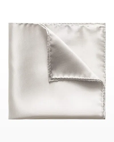 Eton Men & Apos;s Silk Wedding Pocket Square In Pattern