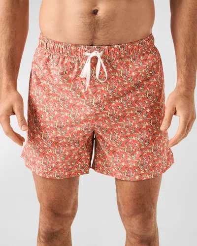 ETON MEN'S BANANA-PRINT SWIM TRUNKS