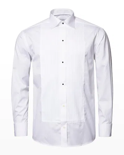 Eton Men's Classic Pleated-bib Formal Shirt In White