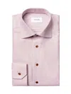 Eton Men's Classic-fit Textured Solid Button-front Shirt In Red