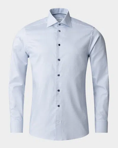 Eton - Sky Blue Contemporary Fit Signature Twill Shirt