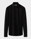 Eton Men's Contemporary Fit Cotton Sport Shirt In Black