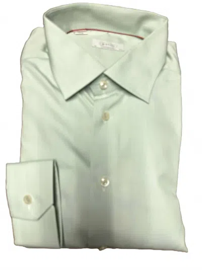 Eton Men Contemporary Fit Dress Shirt In Green Stripe