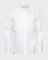 Eton Men's Contemporary Fit Elevated Twill Shirt In White