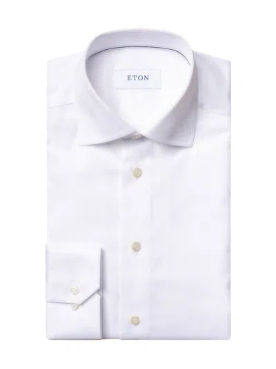 Eton Men's Contemporary-fit Twill Dress Shirt In White