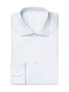 Eton Slim Fit Twill Dress Shirt In Blue