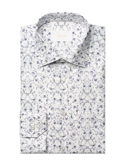 Eton Men's Contemporary-fit Floral Button-front Shirt In Multi
