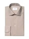 Eton Men's Contemporary-fit Melange Solid Button-front Shirt In Purple