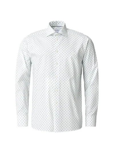 Eton Men's Contemporary-fit Palm Tree Print Shirt In White