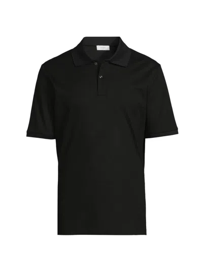 Eton Men's Cotton Piqué Polo Shirt In Black