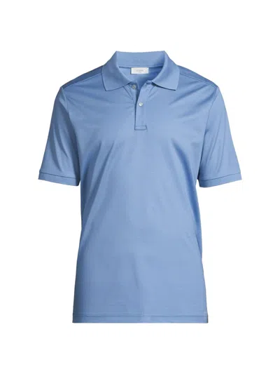 Eton Men's Cotton Piqué Polo Shirt In Blue