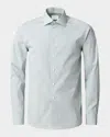 Eton Men's Elevated Poplin Contemporary-fit Dress Shirt In Green