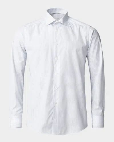 Eton Men's Elevated Stripe Supima 120 Slim-fit Dress Shirt In Multi