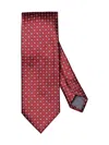 Eton Men's Floral Silk Tie In Gray
