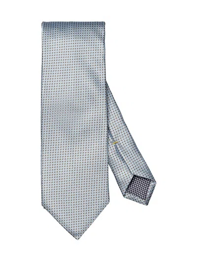 Eton Men's Geometric Silk Tie In Blue