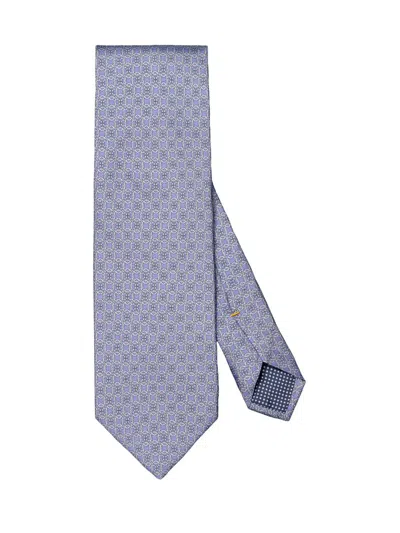 Eton Men's Geometric Silk Tie In Blue
