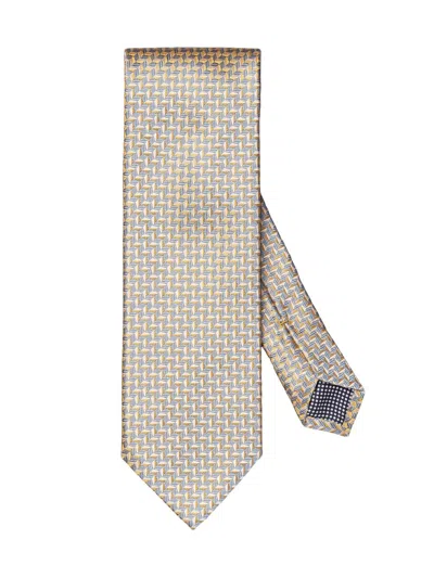 Eton Men's Geometric Woven Silk Tie In Multi