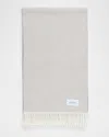 Eton Men's Herringbone Merino Wool Scarf In Light Gray