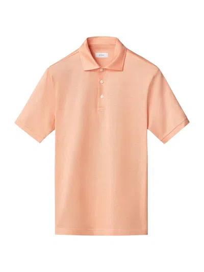 Eton Men's Knitted Cotton Polo Shirt In Neutral
