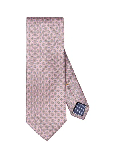 Eton Men's Medallion Silk Tie In Pink