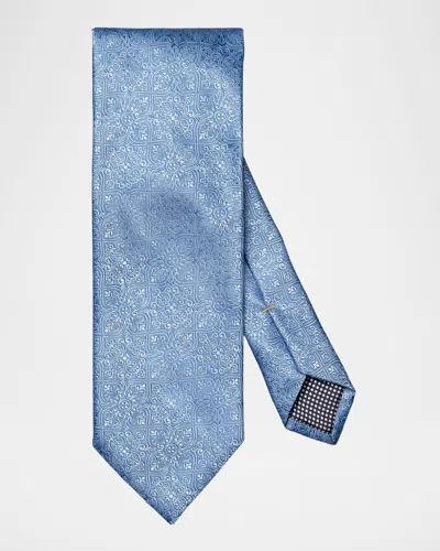 Eton Men's Medallion Woven Silk Tie