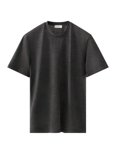 Eton Men's Merino Wool T-shirt In Gray