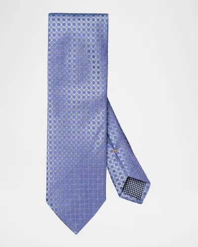 Eton Men's Micro-dot Silk Tie In Purple