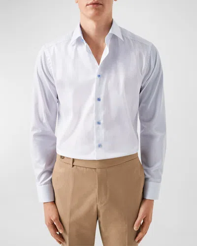 Eton Men's Organic Cotton Signature Twill Dress Shirt In White