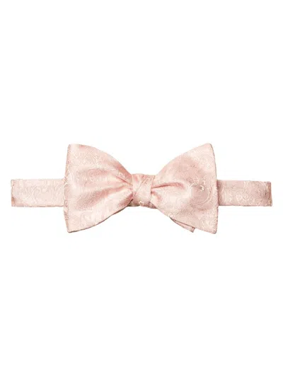 Eton Men's Paisley Silk Bowtie In Pink