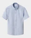 Eton Men's Signature Linen Contemporary Fit Short-sleeve Shirt